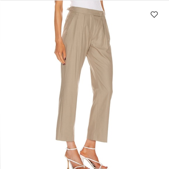 NWT MaxMara Lucas Optical White Long Trouser Size 10 - Picture 9 of 11